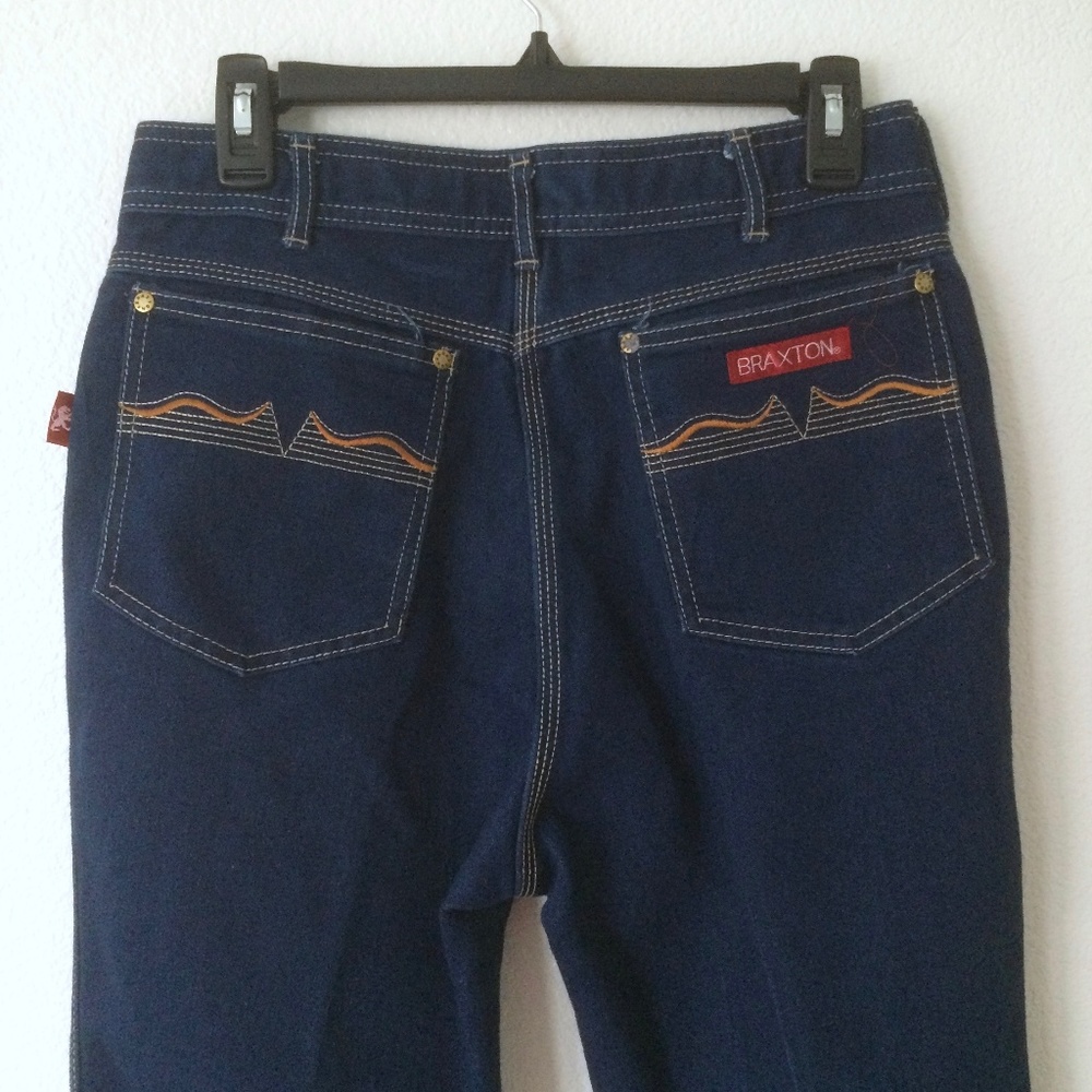 Vintage Dark Wash Braxton High Waisted Mom Jeans